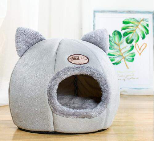 Cozy Cat Bed for Deep Sleep Pet Comfort (One Set)