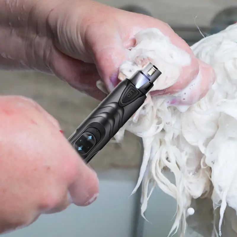 Rechargeable Lighted Dog Nail Grinder